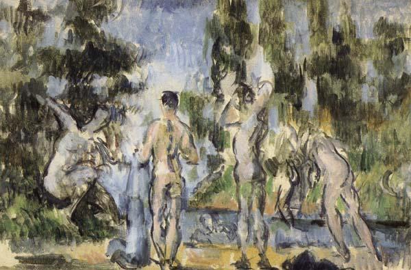 Baigneurs, Paul Cezanne